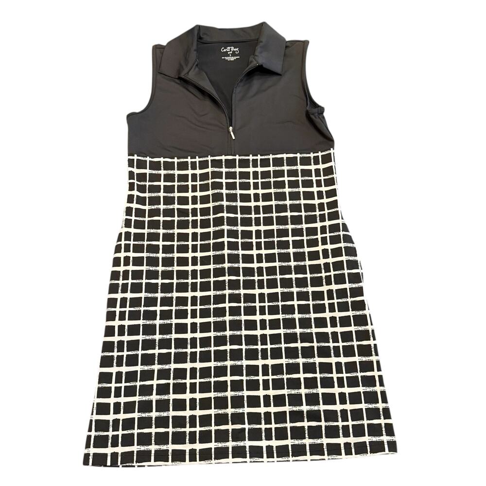 Coral Bay Women’s gold dress, black, sleeveless, Size S
